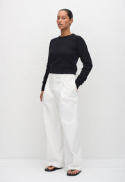 Cashmere Baby Sweater - Black - Matteau